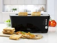 Domo - Langschlitztoaster B-smart 4 Scheiben, 3 Funktionen, 7 Temperaturstufen