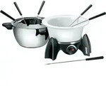 Unold Fondue-set 48615 500 W Edelstahl Keramik Inkl. Fonduetopf Und Zubeh&ouml;r 6