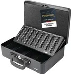 Hmf - 22037 Geldkassette 2 Tragegriffe, 36 X 25 X 11 Cm Schwarz