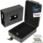 Hmf 307-02, Anschraubbare Box, Dokumentenbox, 20 X 15,5 X 7 Cm, Schwarz