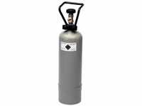 CO2 Flasche, Kohlensäure Flasche, Kohlendioxid Gasflasche - 2,0 kg - Farbe: Grau