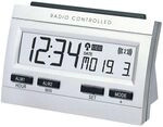 Techno Line 02991 Funk Wecker Silber Alarmzeiten 2