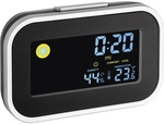 Tfa Dostmann - 60.2015 Quarz Wecker Schwarz, Silber Alarmzeiten 1