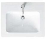 Duravit - Me By Starck M&ouml;belwaschtisch, 1 Hahnloch, Mit &Uuml;berlauf,
