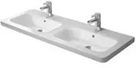 Duravit - Doppelwaschtisch Durastyle 130x48 Cm Mit &Uuml;berlauf, Mit