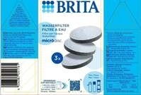Brita - Filterkartuschen Micro Disc Pack 3 3er Pack Wasserfilter Kartuschen