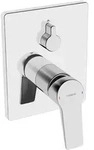 Twist - Badewanne Einhebelmischer - Unterputz, Umsteller F&uuml;r 2 Verbraucher, Chrom