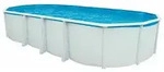 Stahlwand Swimming Pool Set 'highline', Wei&szlig;, 640 X 366 X 132 Cm, Ohne Zubeh&ouml;rset -