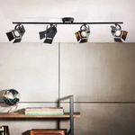 Brilliant Lampe Movie Led Spotrohr 4flg Schwarz Matt 4x Led-par51, Gu10, 5w
