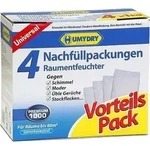 Humydry Nachf&uuml;llpackungen 4x1kg F&uuml;r Luftentfeuchter / Raumentfeuchter