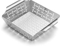 Deluxe Gem&uuml;sekorb Klein, Edelstahl - Weber