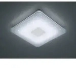Trio - Led Deckenlampe Samurai Mit Fernbedienung & Sternenhimmel, Quadrat 42cm