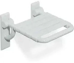 Hewi - Klappsitz Mit Gabelgelenk Serie 801 B 378 Mm H 259 Mm T 408 Mm Reinwei&szlig;