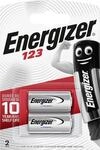 Energizer - Lithium Fotobatterie Cr123 3 V, 2er Pack Batterie