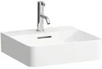 Laufen - Val Handwaschbecken, 1 Hahnloch, Mit &Uuml;berlauf, 450x420mm,