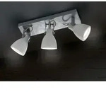 Trio - Retro Deckenstrahler Concrete 3-flammig Mit Beton-lampenschirmen, Breite 35cm