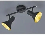 Trio - Decken Leuchte Schlafzimmer Spot Strahler Flur Lampe Schwarz Gold Reality
