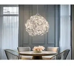 Pendellampe H&auml;ngeleuchte Deckenlampe Wohnzimmerleuchte Esszimmerlampe, Metall Chrom
