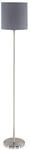 Stehlampe Pasteri, 1 Flammige Textil Stehleuchte, Standleuchte Aus Stahl Und Stoff,