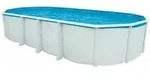 Stahlwand Swimming Pool Set 'highline', Wei&szlig;, 730 X 366 X 132 Cm, Ohne Zubeh&ouml;rset -