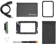 Transcend Ts0gsj25ck3 Speicherlaufwerksgeh&auml;use Hdd / Ssd-geh&auml;use Grau 2.5"