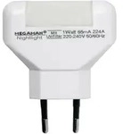 Mm001 Mm001 Led-nachtlicht Rechteckig Led Warmwei&szlig; Wei&szlig; - Megaman