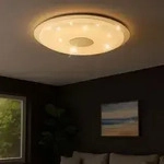 Globo - Deckenleuchte Dimmbar Mit Fernbedienung Deckenlampe Wohnzimmer Mit