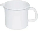 Riess-kelomat - Riess Schnabel- Milchtopf &Oslash;16cm 2 Liter Emaille Classic Weiss