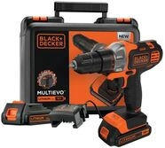 Black+decker Werkzeug - 18v Akku-multifunktionswerkzeug, 2x 1,5 Ah Li-ion Akku,
