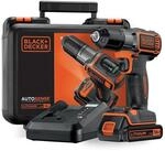 Autosense 16/28 Nm Akku-bohrschrauber &ndash; Black+decker &ndash; Mit 1 18v 1,5ah Akku &ndash;