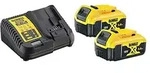 Batteria Agli Ioni Di Litio Dewalt Xr 2 Pezzi Da 5,0 Ah, 18 V Con Caricatore