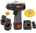 Akku-schleifmaschine, 3.200 U/min 10,8v, Mit 2 Akkus Und 1 Ladeger&auml;t