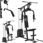 Kraftstation Profigym 2000 Mit Latzug- & Butterflystange, Seilzug & Beinstrecker - 9