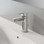 Ideal Standard - Tesi Waschtischarmatur A6557aa Verchromt, Mit Ablaufgarnitur