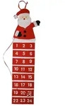 Adventskalender Mit Weihnachtsmann Aus Dem Kamin, Weihnachten