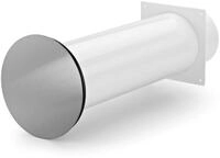 Naber Compair System &Oslash; 150 Flow Star Gts 150 Mauerkasten, Innen Rundrohr-anschluss