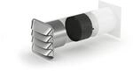 Naber Compair Mauerkasten E-jal Col 125 Inkl. Thermobox, Jalousie Edelstahl, Innen