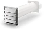Naber Compair System &Oslash; 125 Klima-e Flow 125 Mauerkasten Jalousie Edelstahl