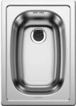 Blanco Einbausp&uuml;le Top Ee 3 X 4 Edelstahl Naturfinish, Ohne Ab- Und