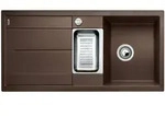 Metra 6 - Silgranitsp&uuml;le, 100x50 Cm, Mit Ablaufsystembedieung, Kaffee 515045 -