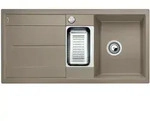Metra 6 - Silgranitsp&uuml;le, 100x50 Cm, Mit Ablaufsystembedieung, Tartufo 517354 -