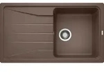 Sona 5 - Silgranitsp&uuml;le, 86x50 Cm, Kaffee 519679 - Blanco