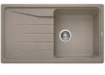 Sona 5 - Silgranitsp&uuml;le, 86x50 Cm, Tartufo 519678 - Blanco