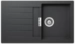 Schock Einbausp&uuml;le Cristalite Primus D-100 A Gon Onyx Exzenterbedienung