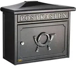 Burg W&auml;chter Sylt 1883 E Briefkasten Stahlblech Eisen Dunkel (matt)