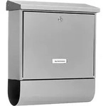 Burg Wachter - Burg-w&auml;chter Briefkasten Inox Star Rostfrei Mit Zeitungsrolle,