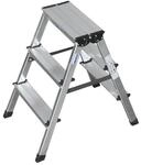 Krause - Doppelleiter Stehleiter Dopplo Trittleiter 2x3 - 2x8 Stufen Stufenleiter