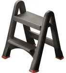 155160 Klapptritt Anthrazit, Rot 3.22 Kg - Curver