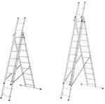 Hailo Hobbystep Combi Mehrzweckleiter 3x12 Sprossen