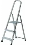 Krause - Corda Alu Trittleiter Aluleiter Stehleiter Klappleiter 3 Stufen 000712